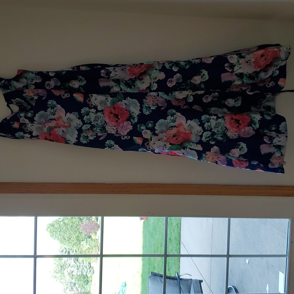 floral dreass size 13 off shoulder - Picture 1 of 3